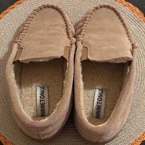 Minnetonka Brown Suede Moccasins Men’s Size 7 EUC